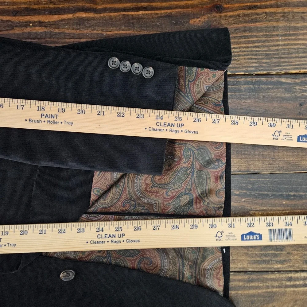 Lauren Ralph Lauren Men's Sport Coat Blazer‎ Two Button Corduroy Poly Blend 40R